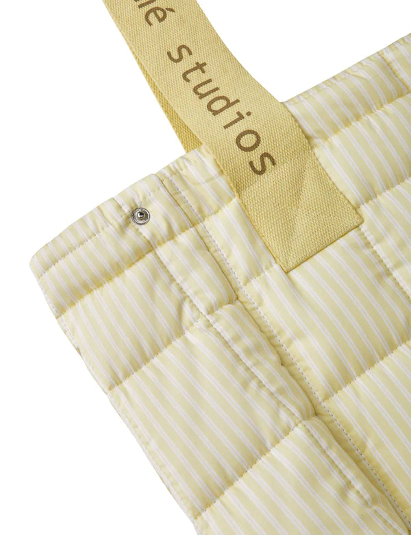 ESNadja Quilt Bag - Almond Oil Stripe