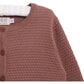 OUTLET - Knit Cardigan Manuela - Powder Plum
